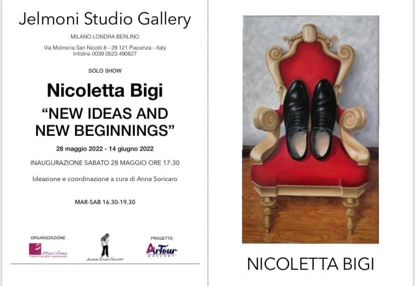 La mostra personale d’arte della pragmatica e sognatrice Nicoletta Bigi