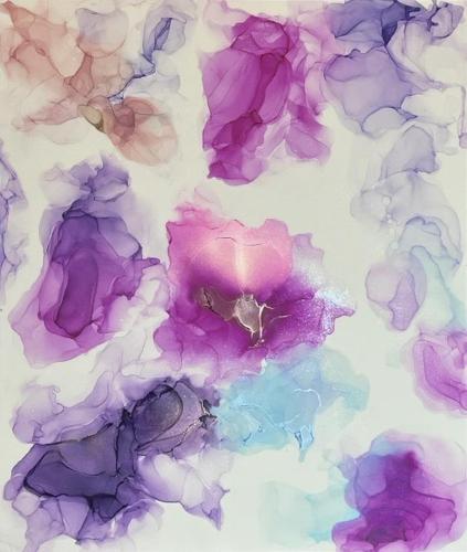 Pittura - 447 - Francesca-Mugoni - Cellula-di-aurea - 50x60-cm - Velatura-multidimensionale