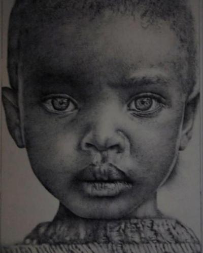 035 - Ilaria-Commendatore - Bambino - 44x66-cm - Penna-bic-su-carta