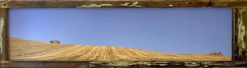 056 - Enrico-De-Santis - Giallo-tavoliere-2021 - 51x185-cm - Ink-jet-con-inchiostri-a-lunga-durata-su-tela