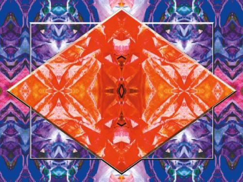 Arte Digitale - Dittes Martin Madhukar P. Artner - 20250618125 - 60x80 cm - Darpanagram eine rhythmisierte Fotomontage aus einer konve