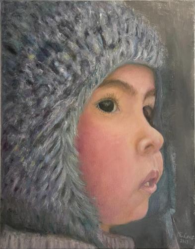 096 Maria-Carmen-Cruz-Mesa Lucia Olio-su-tela 38x465-cm