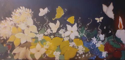 398 Paola-Tanti Natura-in-bellezza Tecnica-mista-su-tela 120x60-cm