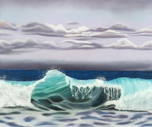 Pittura - 009 - David-Alvarez-Rastrollo - Realidad-sonada - 60x50-cm - Pastel-seco