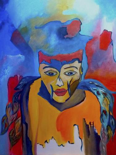 Pittura - 012 - Sabrina-Andrieux - No-fly-Today - 73x100-cm - Acrylique-sur-toile