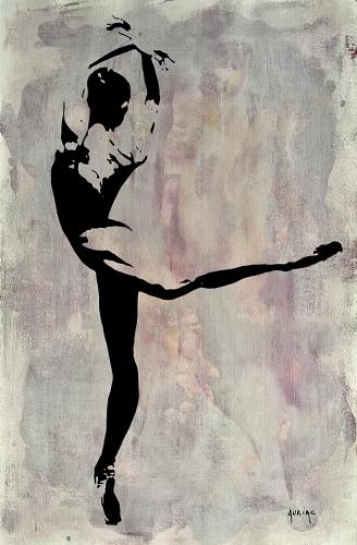 Pittura - 028 - Philippe-Auriac - Partition - 48x31-cm - Acrylique-sur-Velin-dArches
