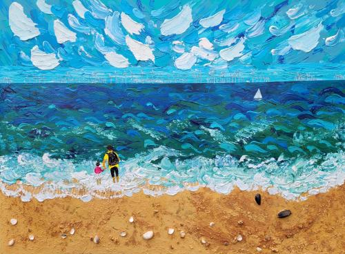 Pittura - 313 - Yuliia-Holovatiuk-Ungureanu - Love - 122x91-cm - Acrylics-on-Canvas