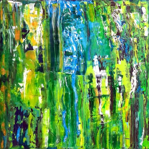 Pittura - 322 - Patrick-Joosten - Voila - 95x95-cm - Acrylic-on-canvas