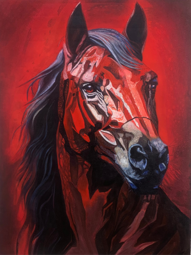 Pittura - 343 - Adam-Laabs - Soul-of-Speed - 90x120-cm - Oil-painting-stretched-on-canva-framed