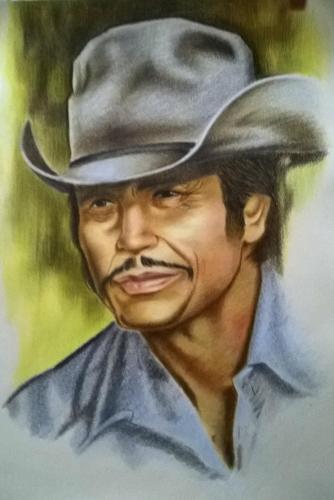 Pittura - 376 - Moreno-Lupini - Charles - 50x70-cm - Pastello-su-cartoncino