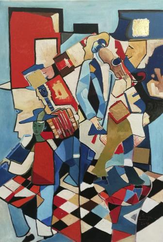 Pittura - 464 - Milan-Nikolcin - Pierro-III - 60x90-cm - Ol-auf-Leinwand