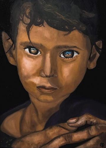Pittura - 545 - Giovanni-Raso - Dolcezza - 50x70-cm - Olio-su-tela