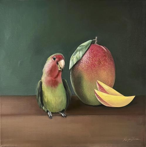 Pittura - 552 - Jessica-Renoffio - Mango - 40x40-cm - Olio-su-tela