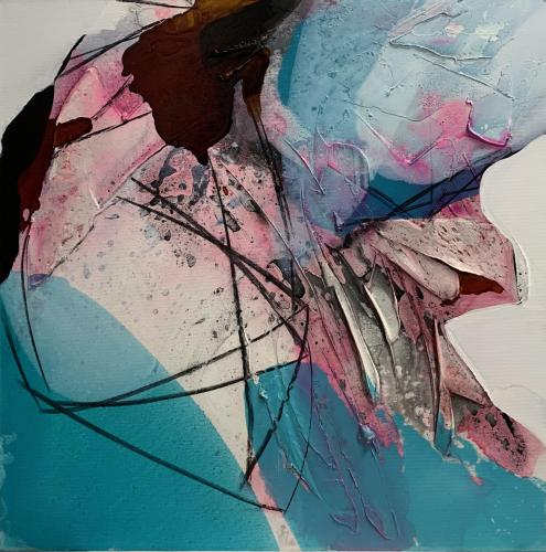 Pittura - 577 - Anke-Ryba - Linus - 60x60-cm - Mixedmedia-auf-leinwand