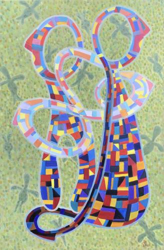 Pittura - 621 - Luana-Stebule - Collaboration - 61x91-cm - Oil-on-canvas