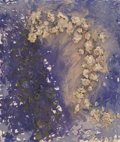 Pittura - 687 - Agrez-Ziva - Romantic-soul - 65x55-cm - Mixed-media