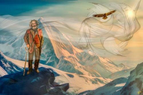 Arte-Digitale - Batschauer-Hans - 0018 - Dem-Himmel-entgegen - Digitales-Gemalde - 120x80-cm
