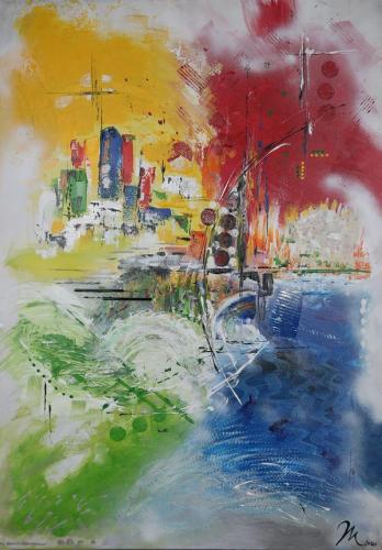 Pittura - Orth-Milena - 0637 - Lifebalance - Acrylic-on-canvas-incl.-spatula-technique - 140x100-cm