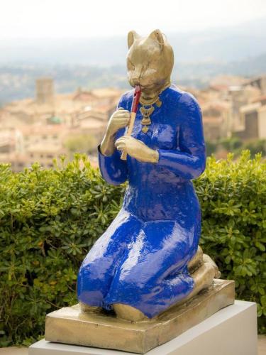 Scultura - Pari-Ravan - 0145 - Cat-Gaicha - Sculpture-Resine-Arme - 150x80x45-cm