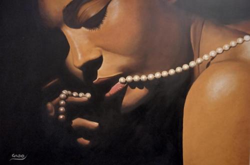 049-Dal-Toso-Ermenegildo-La-dama-delle-perle-Olio-su-tavola-80x60-cm