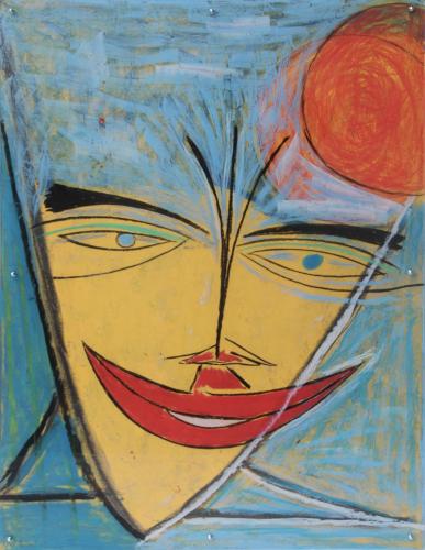Esposizione-Fisica - Pittura - Andreas-Tscherrig - 194 - Yellow - Tecnica-mista-su-plexiglass - 87x61-cm