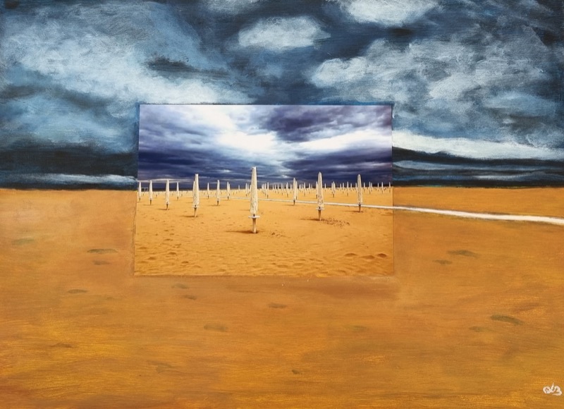 La quiete dopo la tempesta - anche rimini ha un'anima by Laurabi_art | painting, contemporary art, TSBarcellona26