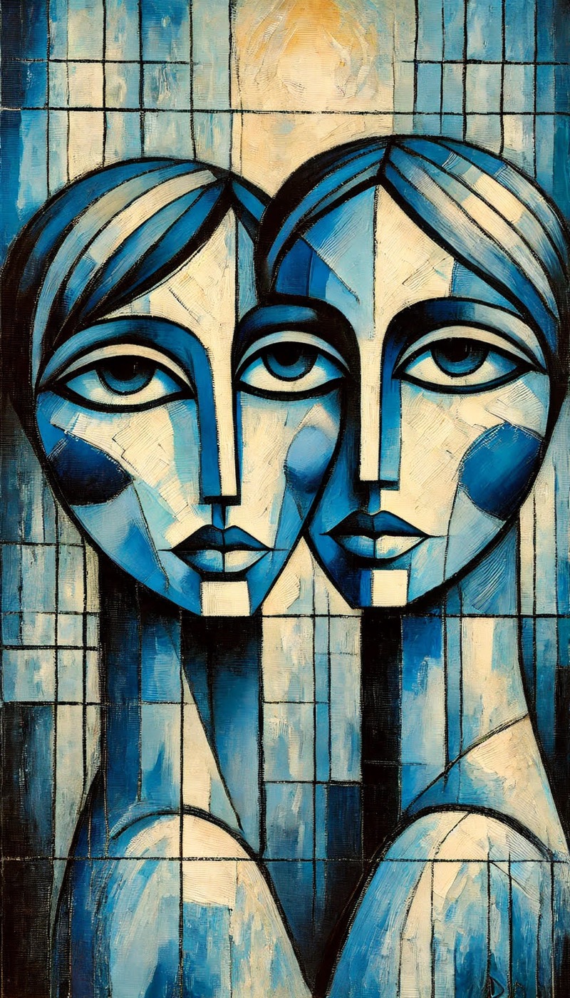 Specchi dell'anima by Pecchia Emanuela | painting, contemporary art, TSBarcellona26