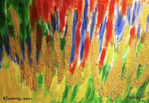 Ana-Sandonis- - 408 - Vivir-al-cuadrado - 60x90-cm - Mixta