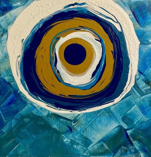 Brasola-Antonella- - 346 - The-Eyes-of-Greece - 30x30-cm - Acrilico