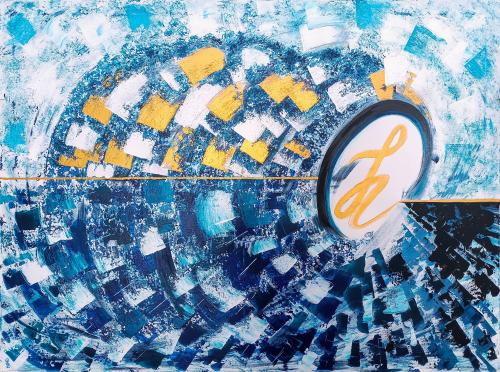 DAlmeida-Rhea-Strale-Art - 088 - La-Vague - 130x97-cm - Acrylique
