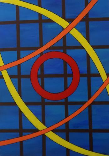 Durkovic-Jonathan- - 044 - Geometry - 50x70-cm - Acrylic-on-canvas