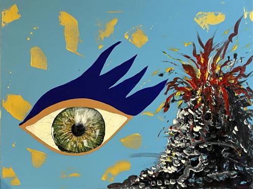 044 - VdB152- - Lessenziale-e-invisibile-agli-occhi-Lessentiel-est-invisible-aux-yeux - 60x80-cm - Acrilico-tecnica-mista
