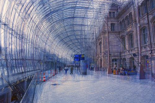 671 - Wolfgang-Spiller- - Gare-du-Strasbourg - 60x40-cm - Stapelphotographie