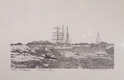 427 - Alicia-Lesoimier-Alicia-L - Marite-iles-Chausey - 42x297-cm - Crayon