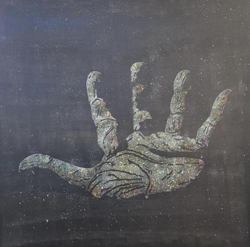 176 - Fabrizio-Cavagna-Roloc - The-creation - 100x100-cm - Acrylic-sur-toile
