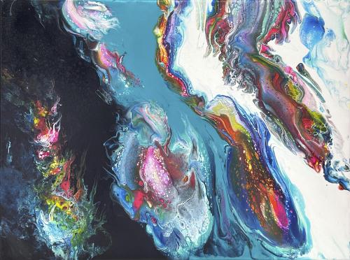 201 - Stefania-Corini-Ste abstractart - When-colors-mixed-up-with-the-energy - 50x70-cm - Acrylic-Pouring-