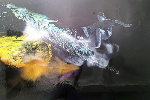 230 - Gaka-Mira- - Inward-Heel - 180x120-cm - Acryl-vinyl-resin-pigments-photographic-paper-on-canvas