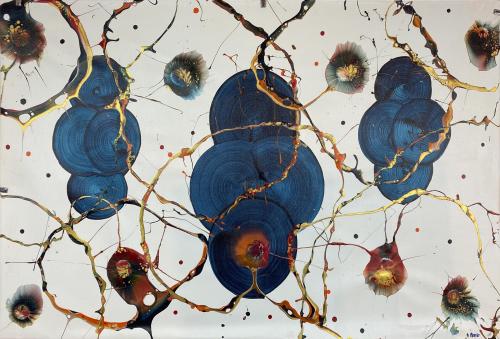 239 - Antonia-Deant- - Dream - 140x90-cm - Acrylic-fluid-brush-smashmallet