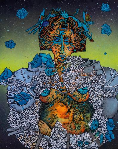 528 - Vasyl-Netsko- - Inception - 80x100-cm - Oil-on-canvas