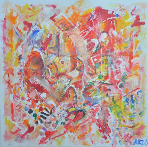 603 - Andrus-Reedla- - The-Chaotic-Mind - 50x50-cm - Acrylic-on-canvas