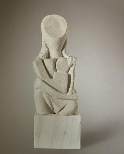 139 - Remus-Botar-Botarro- - LAmour-oublie - -52x23x24-cm-con-base-72-cm - Pierre