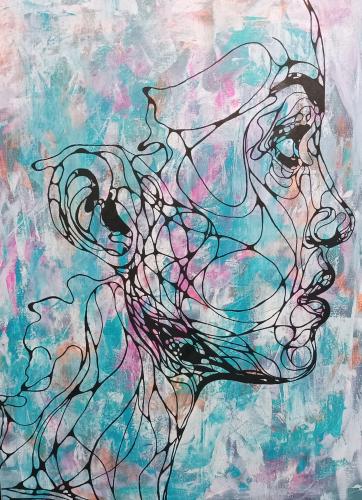 268 - Anthony-Dubuis-Tony-Debs - One-F-9 - 60x81-cm - Acrylique