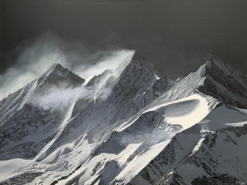 276 - Patrick-Egger- - Elevation - 80x60-cm - Peinture-acrylique-sur-toile