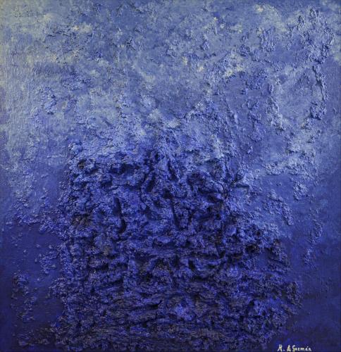 589 - Juan-Jose-R.de-Guzman- - Golpe-de-mar - 98x101-cm - Acrilico-sobre-madera
