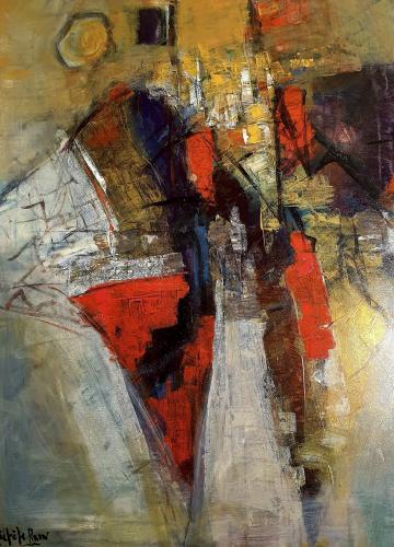 761 - Michele-Piron - Paysage - 70x90-cm - Acrylique-sur-toile